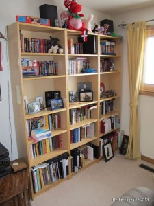 And there's still two more bookcases out in the hall in the same state...