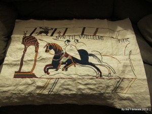 Progress on the Bayeux Tapestry as at Dec. 15, 2013