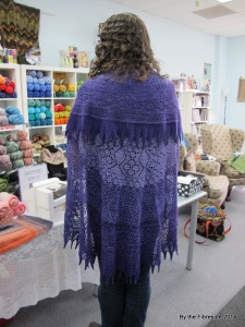 Back view. Look how it swoops and drapes. I love it so much.